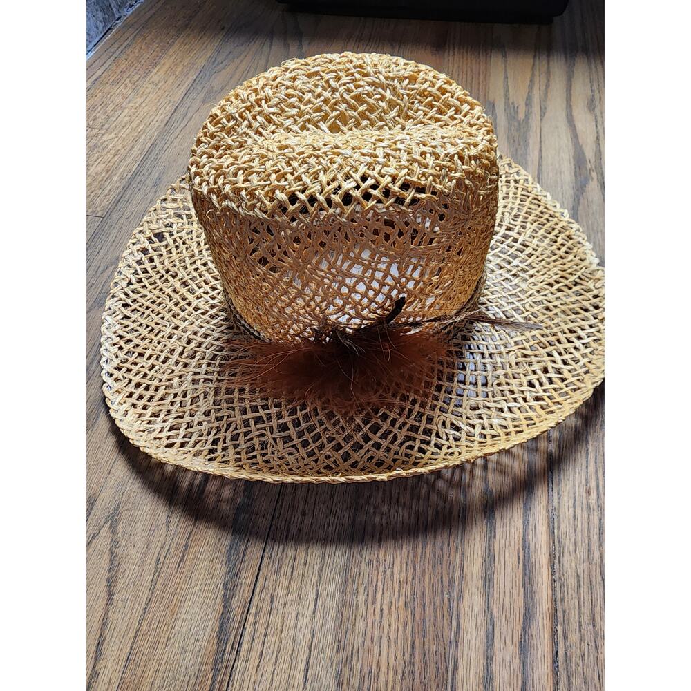 vintage woven Resistol Stagecoach Cowboy Hat